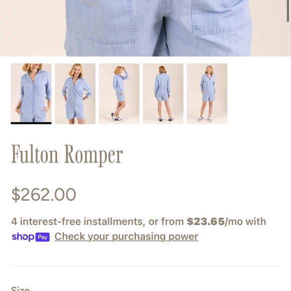 Le Marais Fulton Romper - Picture 5 of 5